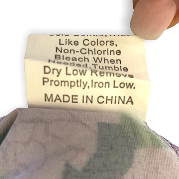 SHEIN Curve Floral Off the Shoulder Dress Size 0XL Purple Red Floral Plus Size - Picture 7 of 9